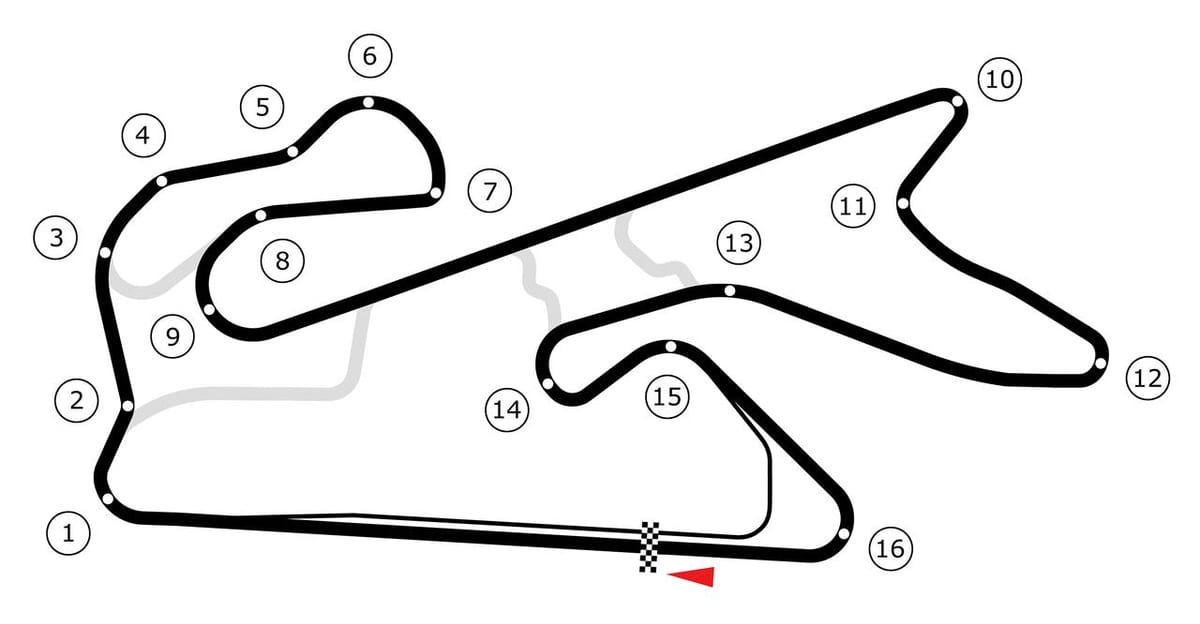 מפה של דובאי autodrome