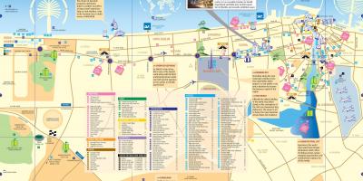 מפה של דובאי souks